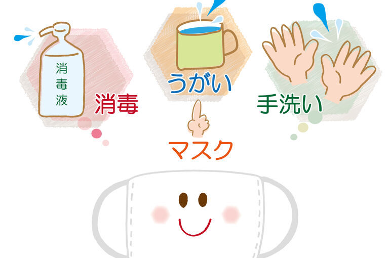 手洗いうがいマスク