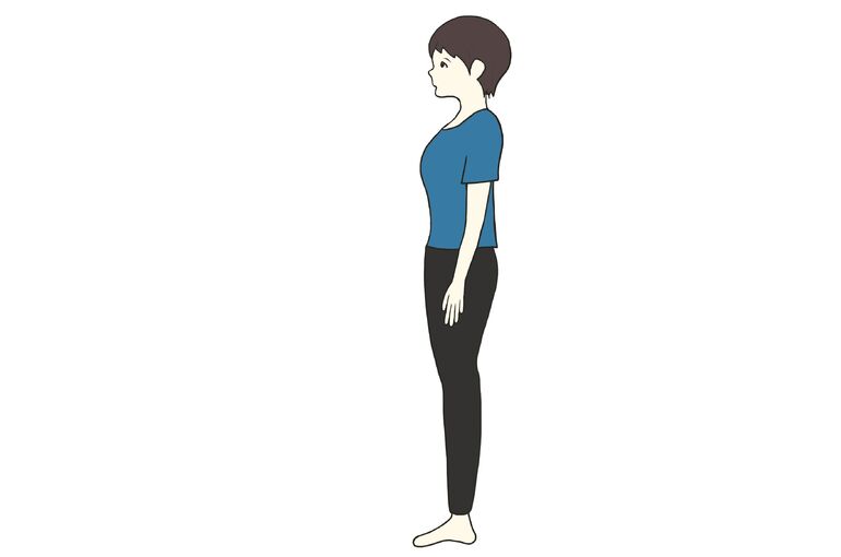 立位イラスト