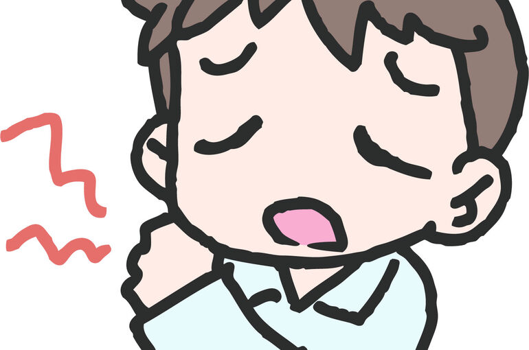 寝違えイラスト